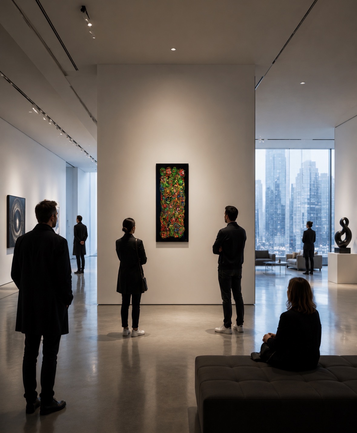 Une œuvre de Philippe du Cheyron en situation — galerie